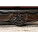 Quirino Sofa - Burgundy/Dark Brown