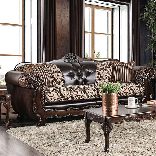 Quirino Sofa - Light Brown/Dark Brown