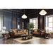 Quirino Sofa - Dark Brown/Tan