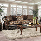 Newdale Sofa - Brown/Gold