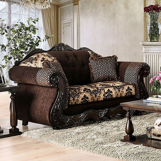 Ronja Love Seat - Dark Brown