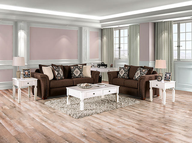 Belsize Sofa - Chocolate/Tan
