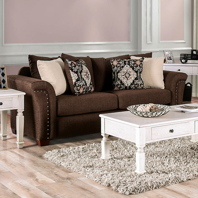 Belsize Sofa - Chocolate/Tan