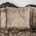 Andalusia Sofa - Light Brown/Dark Cherry