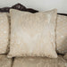 Huelva Sofa - Dark Cherry/Beige
