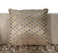 Fasciano Loveseat - Beige Tan/Dark Cherry
