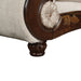 Fasciano Oversized Sofa - Beige Tan/Dark Cherry