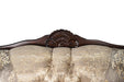Paolini Loveseat - Light Brown/Dark Cherry