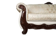 Frisina Oversized Sofa - Dark Cherry/Beige