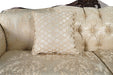 Frisina Oversized Sofa - Dark Cherry/Beige