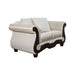 Sodaro Loveseat - Dark Cherry/Ivory