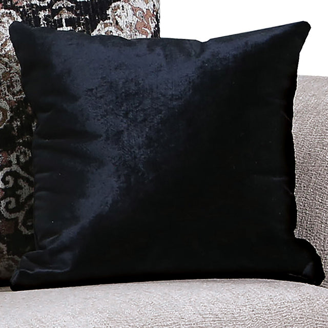Molfetta Sofa - Black/Light Brown