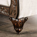 Cassani Loveseat - Walnut/Light Gray