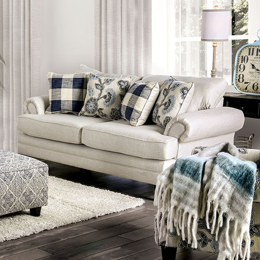 Nash Love Seat - Ivory