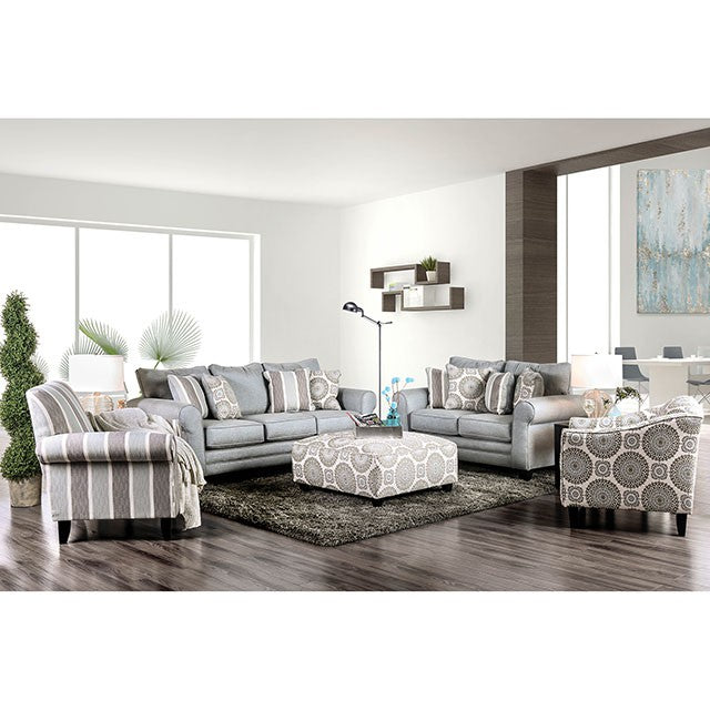 Misty Love Seat - Blue Gray