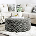 Patricia Ottoman - Black/Pattern