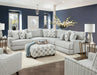 Pelham Ottoman - Stripe Multi