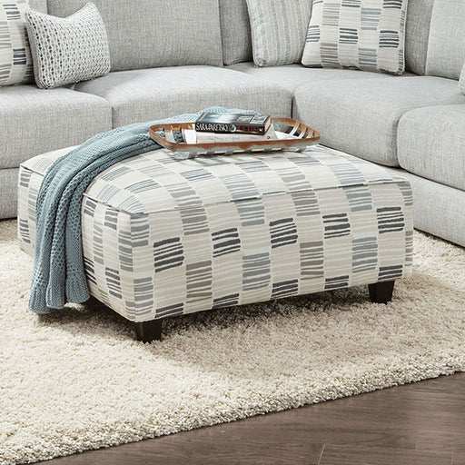 Pelham Ottoman - Stripe Multi