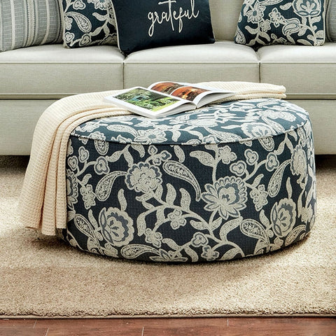 Porthcawl Ottoman - Floral Multi