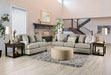 Stephney Ottoman - Gold/Gray