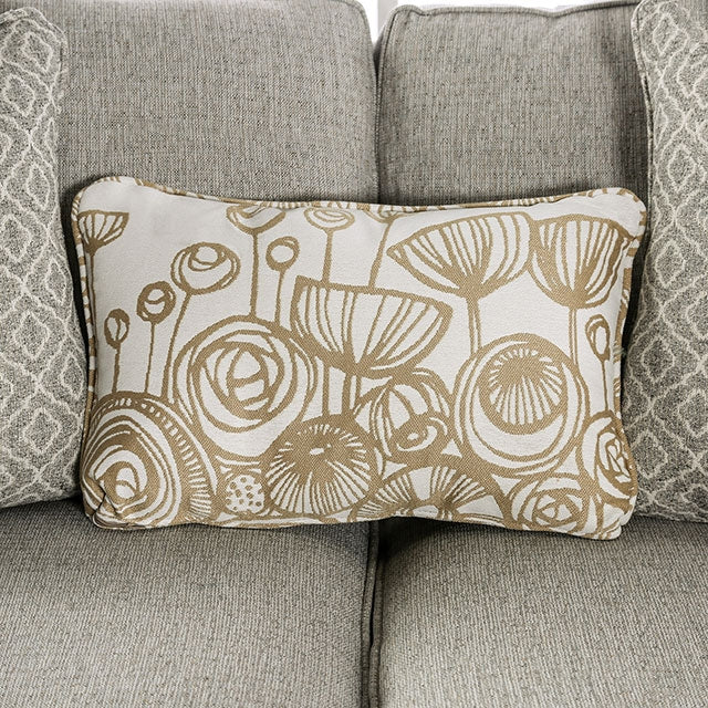 Stephney Sofa - Gold/Gray