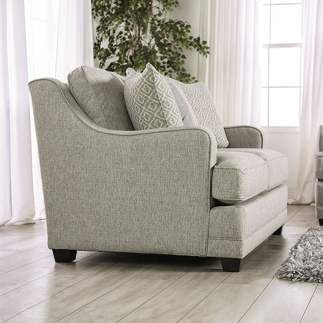 Stephney Sofa - Gold/Gray