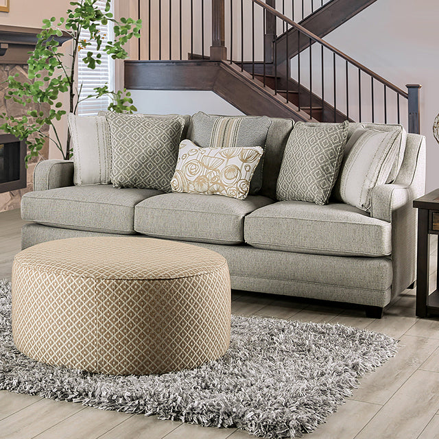Stephney Sofa - Gold/Gray