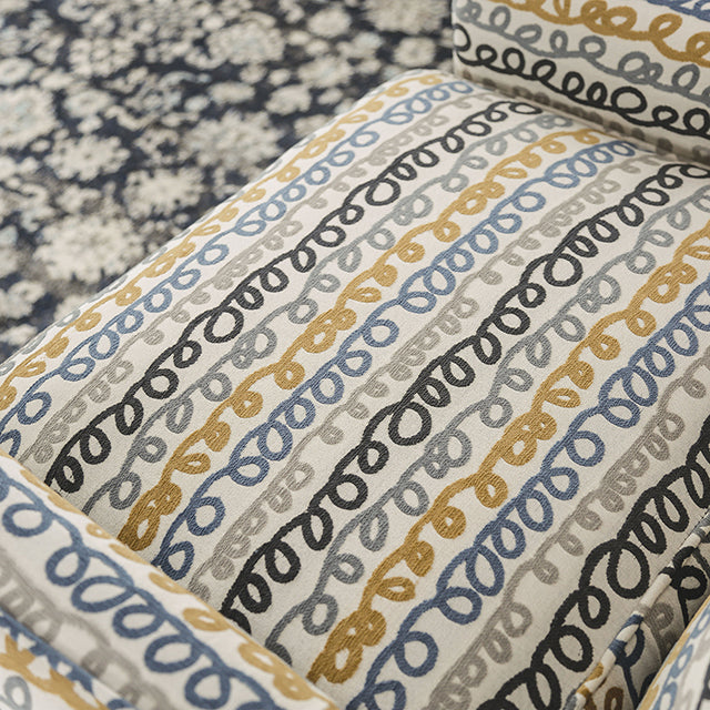 Chancery Chair - Gray/Navy