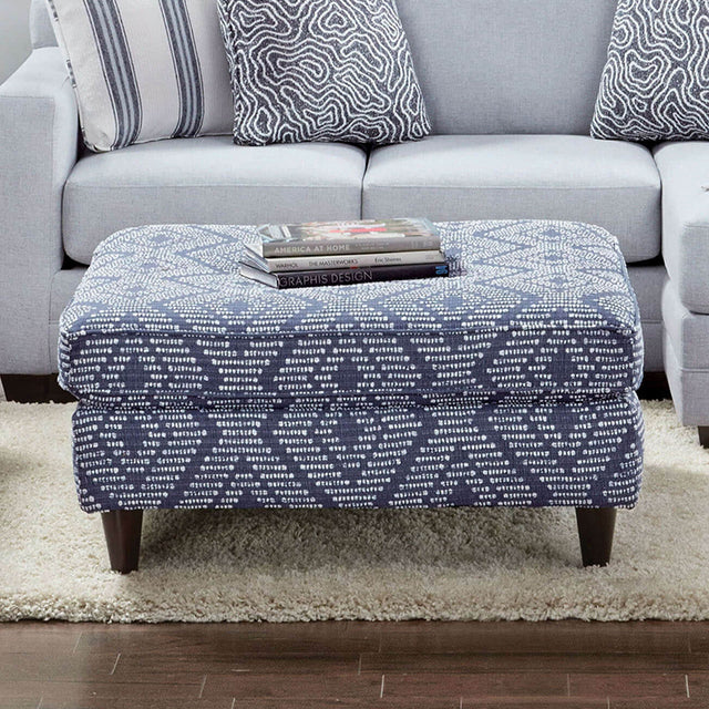 Chiswick Ottoman - Blue