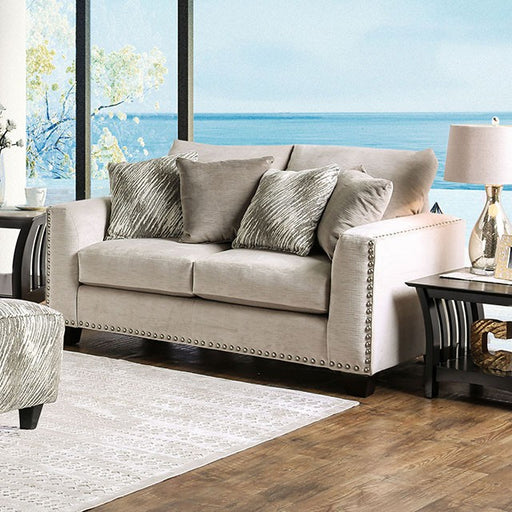 Stefano Love Seat - Light Mocha