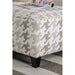 Christine Ottoman - Light Gray/Pattern