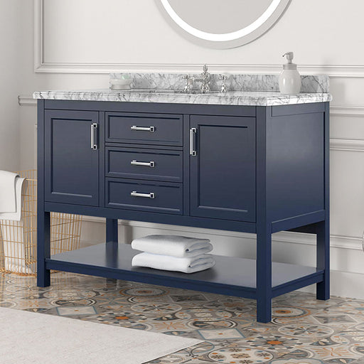 Reston 49" Vanity with Top/ Sink - Blue