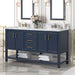 Arthur 60" Vanity with Top/ Sink - Blue