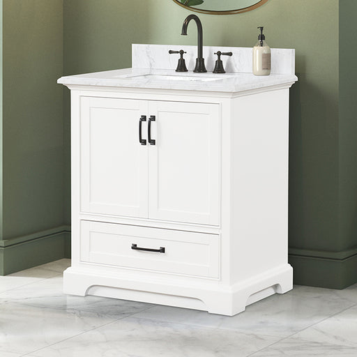Arthur 30" Bathroom Vanity - White