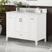 Arthur 43" Vanity with Top/ Sink - White