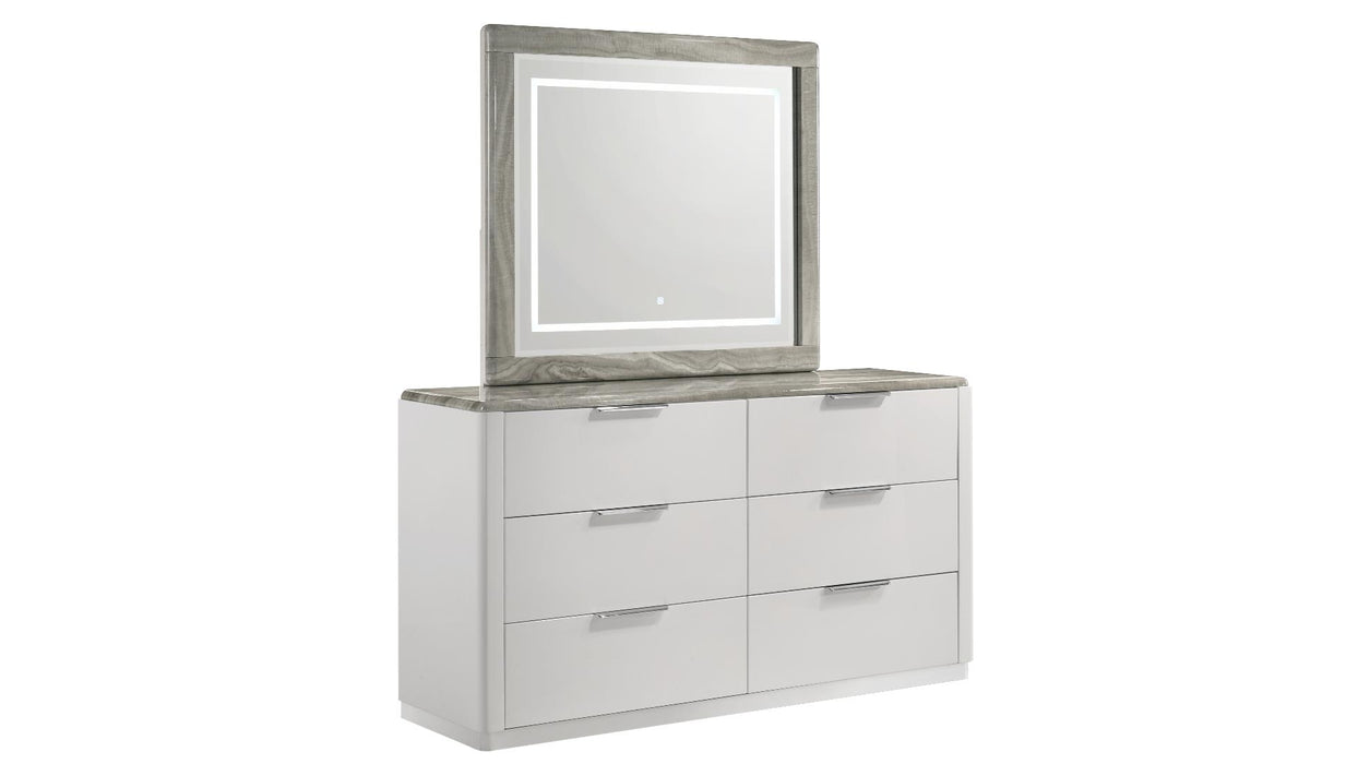 Jazz Dresser – Jazz Dresser White by Galaxy Home Furnishings