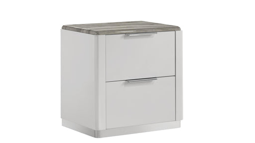 Jazz Nightstand – Jazz Nightstand White by Galaxy Home Furnishings