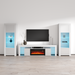 Soleo BL-EF BK-BK Entertainment Center