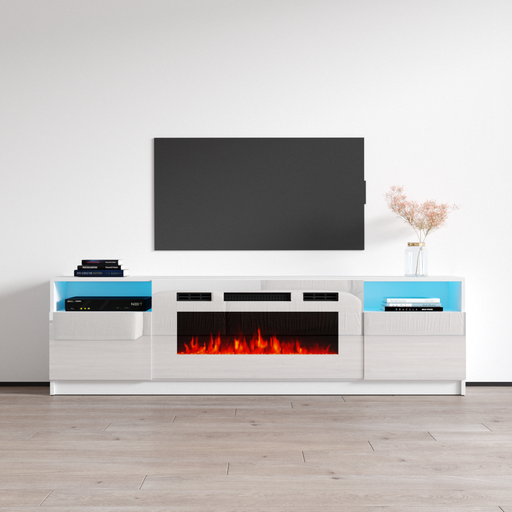 York WH02 Fireplace TV Stand