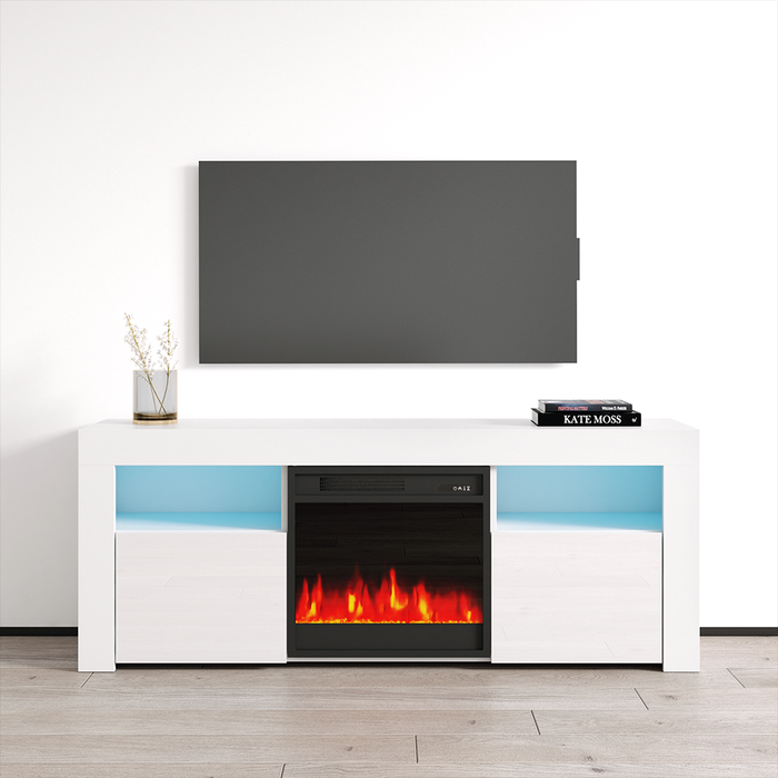 Milano 145EF Fireplace TV Stand