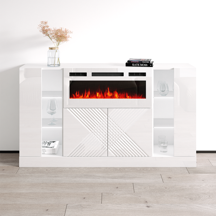 Diuna WH-EF Fireplace Sideboard